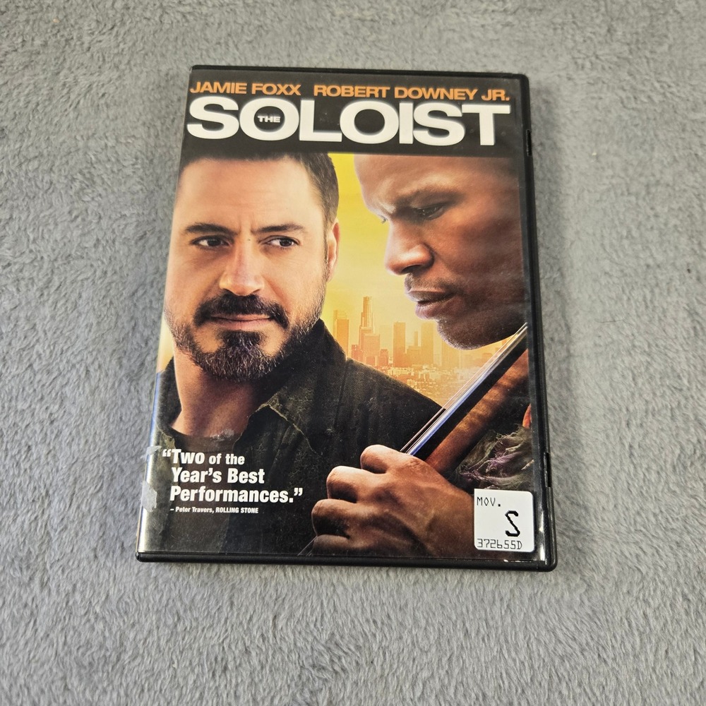 The Soloist DVD Jamie Foxx Robert Downey Jr Drama Movie 2009 Widescreen